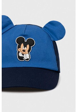 Zippy Детска памучна шапка x Disney в тъмносиньо с апликация - Pepit.bg