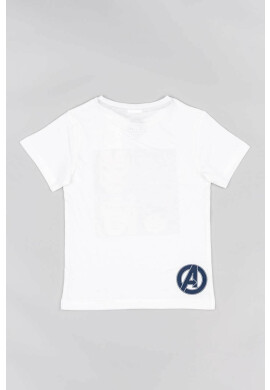 Zippy Детска памучна тениска x Marvel в тъмносиньо с принт - Pepit.bg