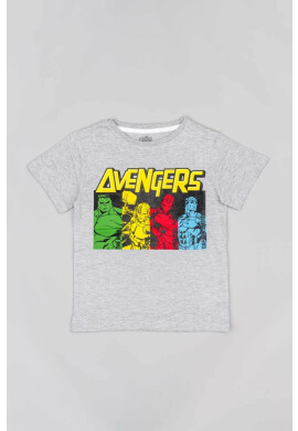 Zippy Детска памучна тениска x Marvel в синьо с принт - Pepit.bg
