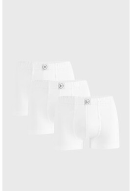 Bugatti 3 PACK бели боксерки Finian - Pepit.bg