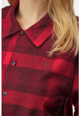 Calvin Klein Фланелено горнище на пижама Gradient - Pepit.bg