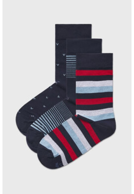 Cornette 3PACK чорапи Stripe по-дълги - Pepit.bg