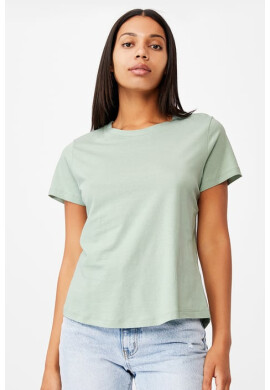 Cotton On Зелена дамска basic тениска Crew - Pepit.bg