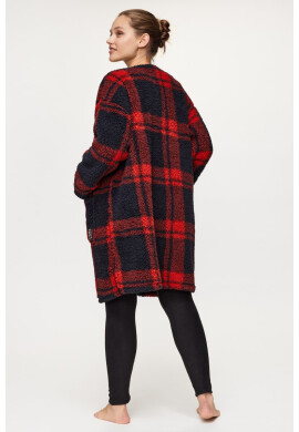 DKNY Червена жилетка Layers to Love - Pepit.bg