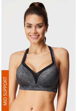 Dorina Спортен сутиен Outrun Grey Push-Up - Pepit.bg