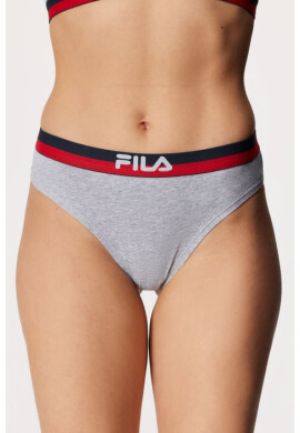FILA Дамски прашки Underwear Grey String - Pepit.bg