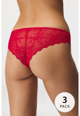 Hunkemöller 3 PACK бразилски бикини Invisible - Pepit.bg