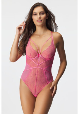 Hunkemöller Боди Isabelle Fandango Pink - Pepit.bg