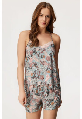 Hunkemöller Дамски пижамен топ Floral - Pepit.bg