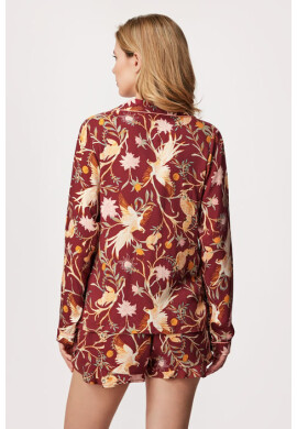 Hunkemöller Дамски пижамен топ Twill Parrot - Pepit.bg