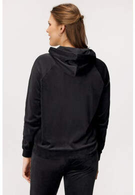 Hunkemöller Спортно горнище Velour Braid Black - Pepit.bg