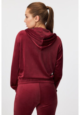 Hunkemöller Спортно горнище Velours Braid Red - Pepit.bg