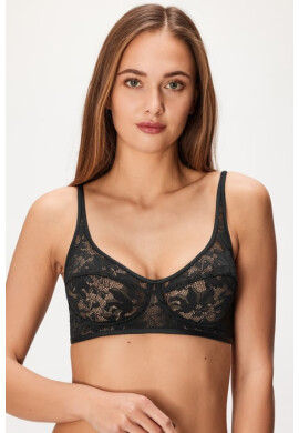 Hunkemöller Сутиен Elle Black Bralette - Pepit.bg