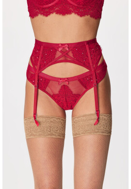 Hunkemöller Жартиерен колан Pauline Red - Pepit.bg