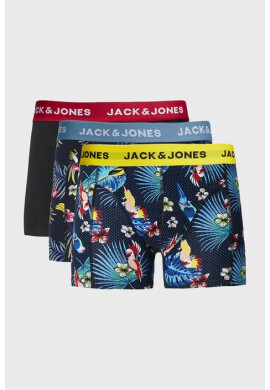 Jack & Jones 3PACK боксерки JACK AND JONES Flower bird - Pepit.bg