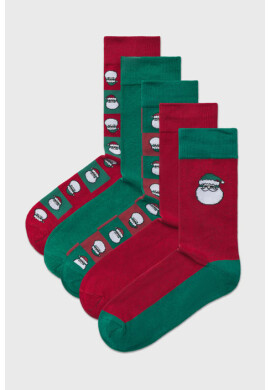 Jack & Jones 5PACK чорапи JACK AND JONES Santa по-дълги - Pepit.bg