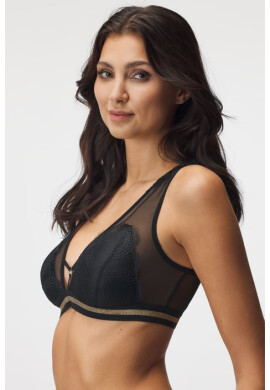 Luna Splendida Сутиен / топ Cherry Gold Stripe Bralette подплатен - Pepit.bg