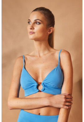 Maaji Горнище на бански костюм с две лица Pool Blue Shine - Pepit.bg