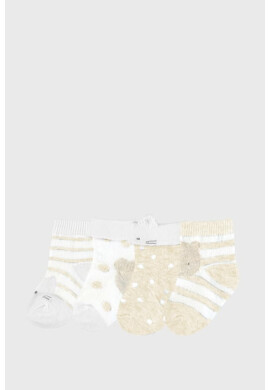 Mayoral Moda Infantil S:A.U. 4 PACK бебешки чорапи Mayoral Animal - Pepit.bg