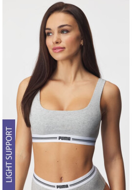 PUMA Спортен сутиен Scoop Grey - Pepit.bg