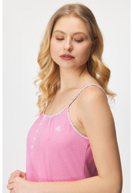 Ralph Lauren Дамска нощница Pink Stripe - Pepit.bg