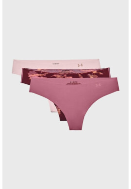 Under Armour 3 PACK прашки Thong Pink - Pepit.bg