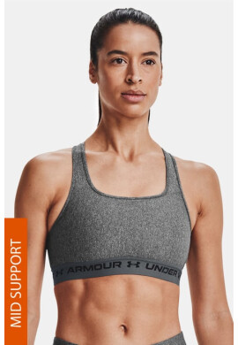 Under Armour Сив спортен сутиен Crossback Heather - Pepit.bg