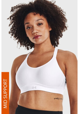 Under Armour Спортен сутиен Infinity Mid White - Pepit.bg
