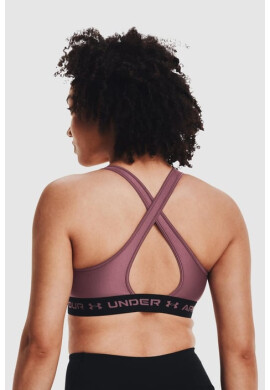 Under Armour Виолетов спортен сутиен Crossback - Pepit.bg