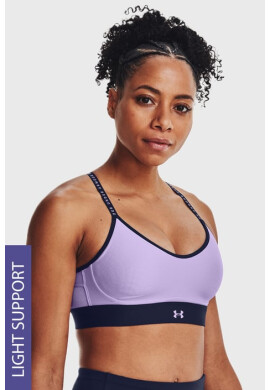 Under Armour Виолетов спортен сутиен Infinity Low - Pepit.bg