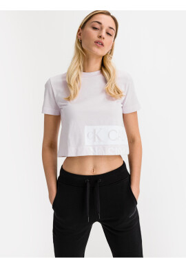 Calvin Klein Jeans Crop Топ Rozov - Pepit.bg