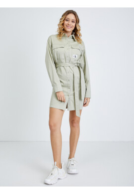 Calvin Klein Jeans Рокля Zelen - Pepit.bg