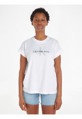 Calvin Klein Jeans T-shirt Byal - Pepit.bg