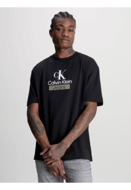 Calvin Klein Jeans T-shirt Cheren - Pepit.bg