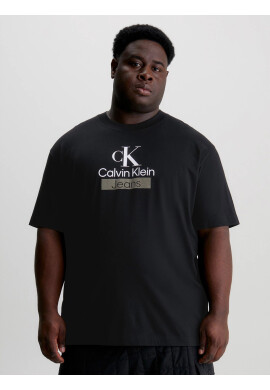 Calvin Klein Jeans T-shirt Cheren - Pepit.bg