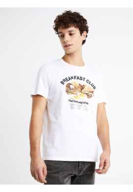 Celio Debreaki T-shirt Byal - Pepit.bg