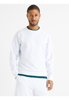 Celio Dereverse Sweatshirt Byal - Pepit.bg