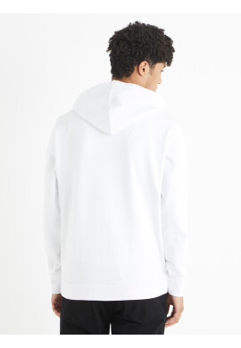 Celio Tehoodie Sweatshirt Byal - Pepit.bg