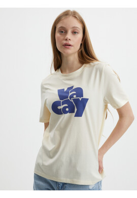 Pieces Tamaris T-shirt Byal - Pepit.bg