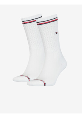 Tommy Hilfiger Чорапи 2 чифта Byal - Pepit.bg