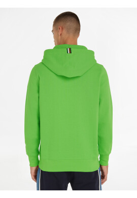 Tommy Hilfiger Curved Monogram Hoody Sweatshirt Zelen - Pepit.bg