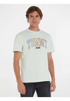 Tommy Jeans College Pop T-shirt Zelen - Pepit.bg