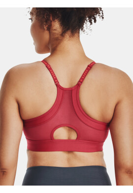Under Armour Infinity Covered Low-RED Cпортен Сутиен Cherven - Pepit.bg