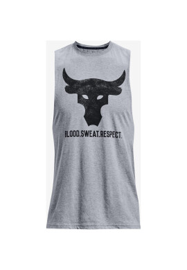 Under Armour Project Rock Brahma Bull T-shirt Siv - Pepit.bg
