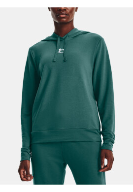 Under Armour Rival Terry Hoodie Sweatshirt Zelen - Pepit.bg