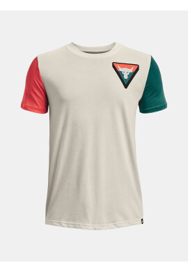 Under Armour UA Project Rock Diamond SS Тениска детски Byal - Pepit.bg