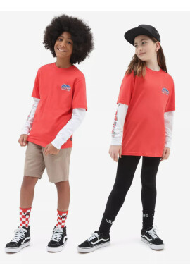Vans Digitally Free Twofer Тениска детски Cherven - Pepit.bg