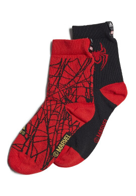 adidas Performance Чорапи Mar Miles с щампа Spiderman - 2 чифта - Pepit.bg