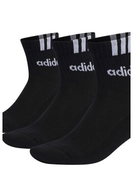adidas Performance Унисекс къси чорапи с лого - 3 чифта - Pepit.bg