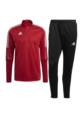 adidas Тренировъчен екип Tiro 21 Training за деца - Червен/Черен - Pepit.bg